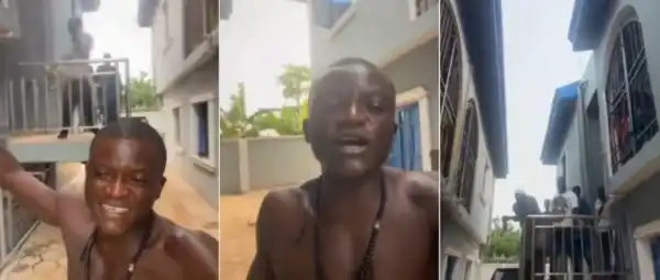 If you o Get Juju, how ou Wan Build house? – Portable shows off new house, dubs it ‘Elizabeth Joyce’s house