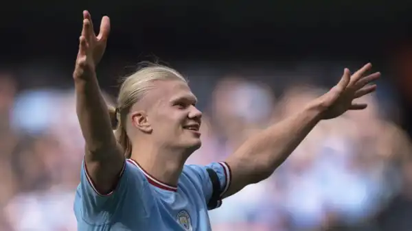 Pep Guardiola hails Erling Haaland after Manchester derby hat trick