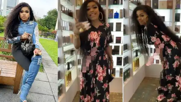 “The Latest Butt Owner In Lagos” – Bobrisky Brags Over Enhanced Butt (Video)