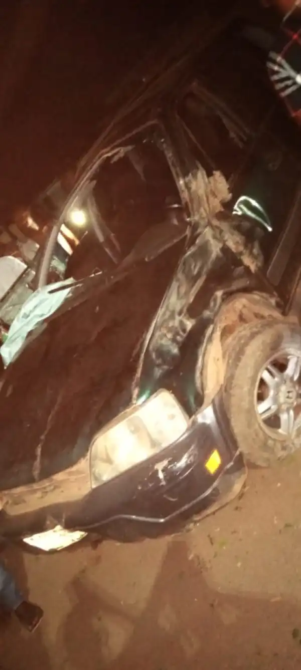 How Policemen Enforcing Curfew In Ondo Caused A Horrific Vehicular Accident (Photos)