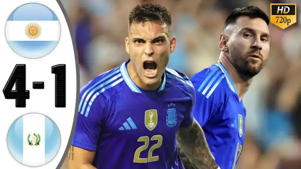 Guatemala vs Argentina 1 - 4  (Friendly 2024 Goals & Highlights)