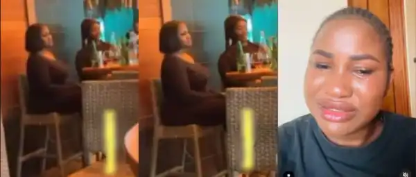 Cubana Chief Priest’s Alleged Baby Mama, Hellen, Spotted At Bar After Saga Over Child Support