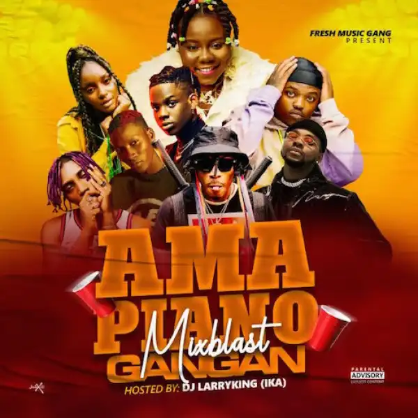 DJ Larryking (Ika) – Amapiano Gangan Mixblast