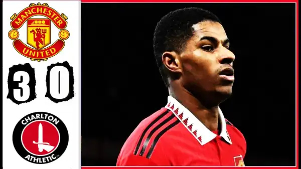 Manchester United vs Charlton Athletic 3 - 0 (EFL Cup 2023 Goals & Highlights)