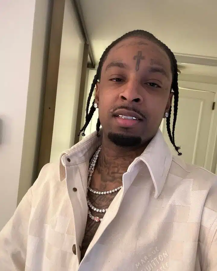 Reactions as 21 Savage performs Burna Boy’s song on IG live