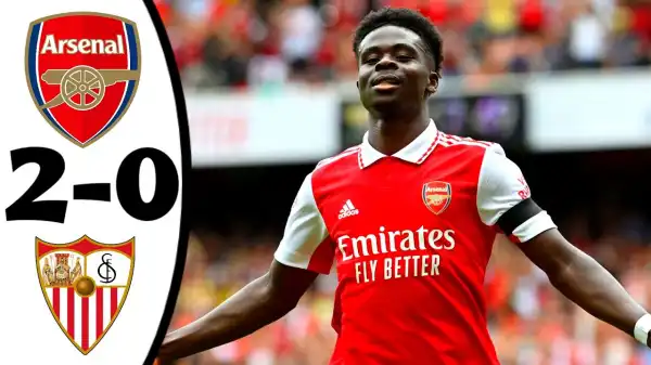 Arsenal vs Sevilla 2 - 0 (Champions League Goals & Highlights)