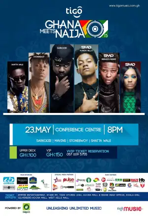 The Mavins Crew, Shatta Wale & Sarkodie Shut Down The Stage At Ghana Meets Naija 2015