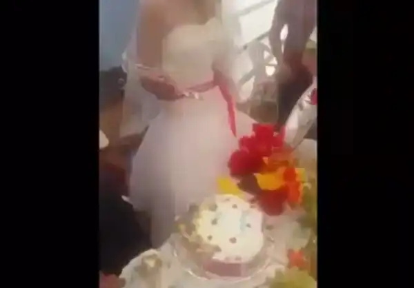 Video : Man Hits wife On Their Wedding Day