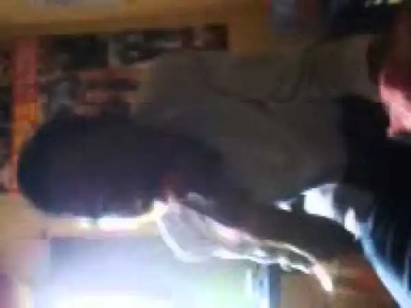 Funny: Boy caught On camera Swallowing Food "Eba" 