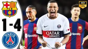 Barcelona vs PSG 1 - 4 (Champions League 2024 Goals & Highlights)
