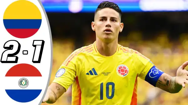 Colombia vs Paraguay 2 - 1 (Copa America 2024 Goals & Highlights)