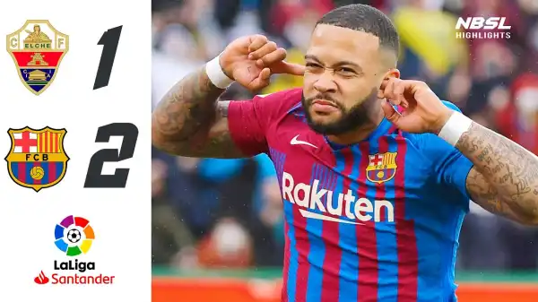 Elche vs Barcelona 1 − 2 (LaLiga 2022 Goals & Highlights)