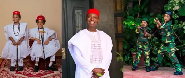Ned Nwoko Marks Double Celebration as Moon Turns 6 and KC Turns 4