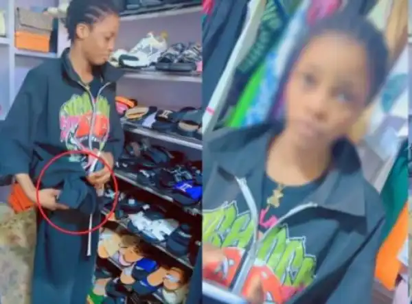 TikToker Expensive Ella allegedly caught stealing at a store