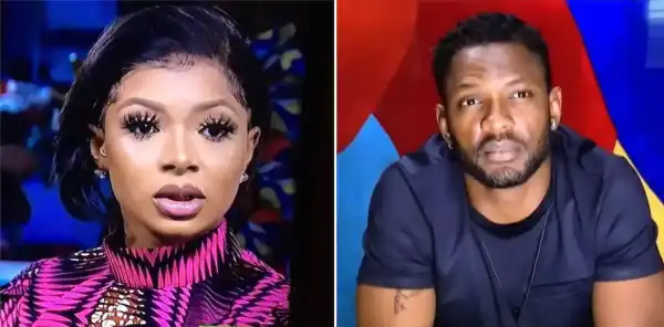 BBNaija: Liquorose Apologises To Cross For Putting Him Up For Possible Eviction (Video)