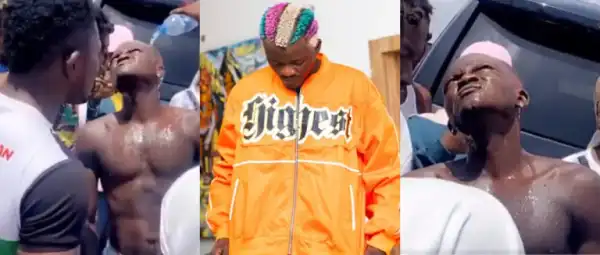 Portable Sparks Buzz as Celestial Church Members Pray for Him on the Street