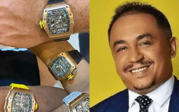 Daddy Freeze reveals he owns a N55m Richard Mille wristwatch (Photos)