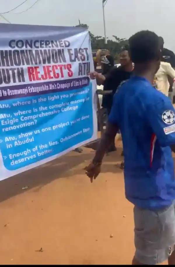 2027: Angry constituents reject reelection of Edo Deputy Speaker, disrupt campaign flag-off
