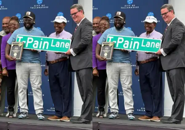 T-Pain Celebrated As Tallahassee Street Is Renamed T-Pain Lane
