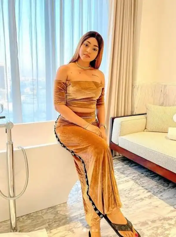 Regina Daniels Sister Defends Her Against Critic