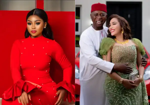 Regina Daniels Shares Cryptic Message Amid Absence From Stepdaughter’s Birthday Celebration