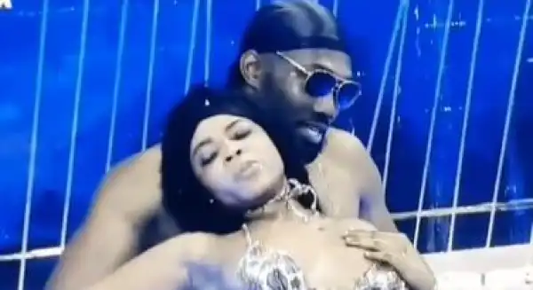 BBNaija Level Up: Chichi Twerks For Deji At Pool Party (Video)