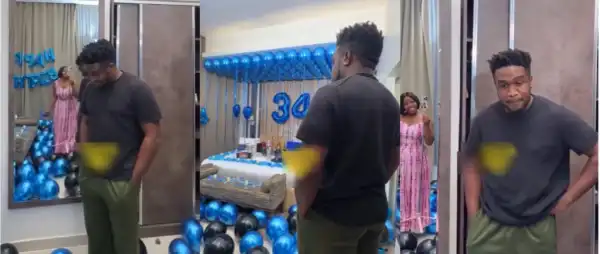 Veekee James Surprises Husband Femi with Lavish Birthday Gifts