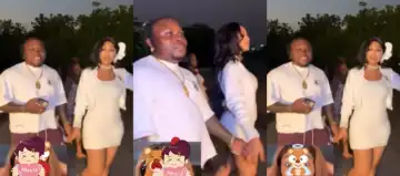 Social Media Erupts as Regina Daniels Spotted with Mystery Man Amid Marriage Crisis Rumours