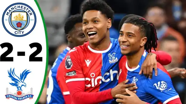 Man City vs Crystal Palace 2 - 2 (Premier League Goals & Highlights)