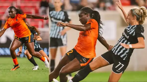 Super Falcons star, Alozie scores brace for Houston Dash