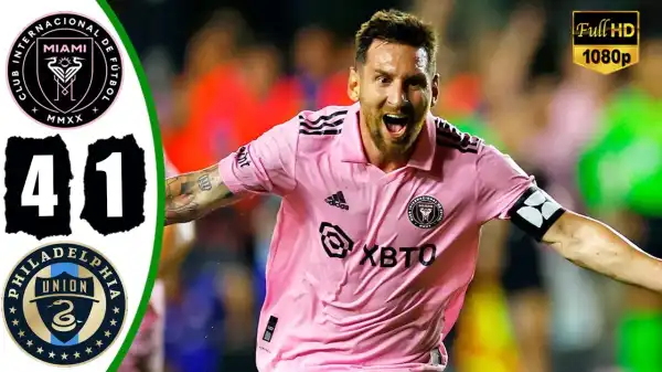 Philadelphia Union vs Inter Miami 1 - 4 (Leagues Cup Goals & Highlights)