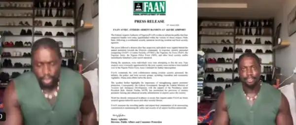 VDM Raises Concerns After FAAN Arrests Suspected Bandits Near Akure Airport