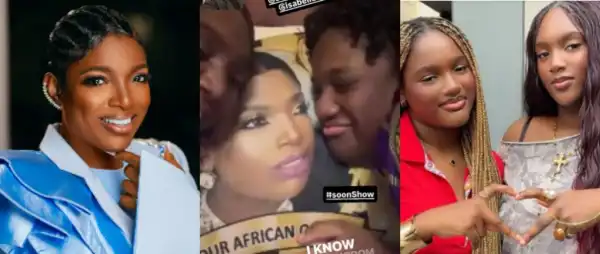 Annie Idibia Emotional As Daughters Celebrate Her As “African Queen”
