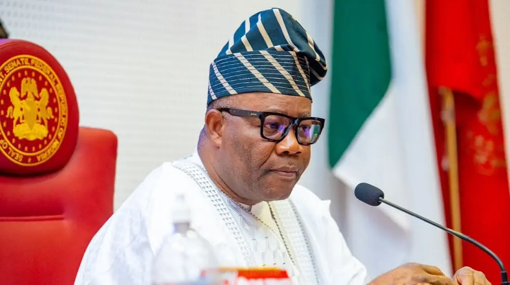 Akpabio cautions ministerial nominee Udeh against commenting on Trump’s remarks about Nigeria