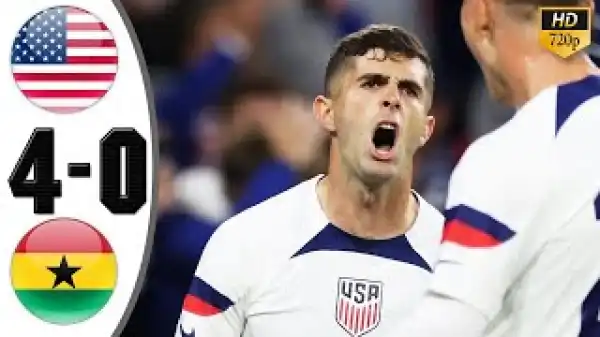 USA vs Ghana 4 - 0 (Friendly Goals & Highlights)