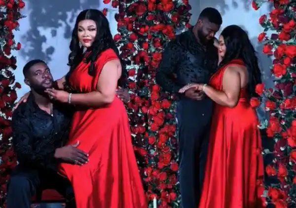 Ruby Ojiakor & husband celebrate their first valentine as couple