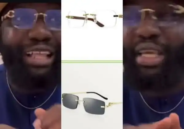 Opeyemi Famakin Called Out For Allegedly Wearing Fake Designer Eyewear