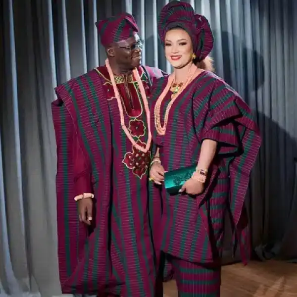 You Are Not Only My Life Partner But Also My Confidante – Reuben Abati Unveils Third Wife