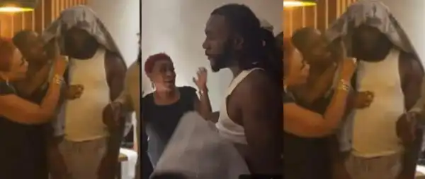 “No More Cars, Get a Wife”- Burna Boy’s Mum Steals the Show at Singer’s 35th Birthday Celebration