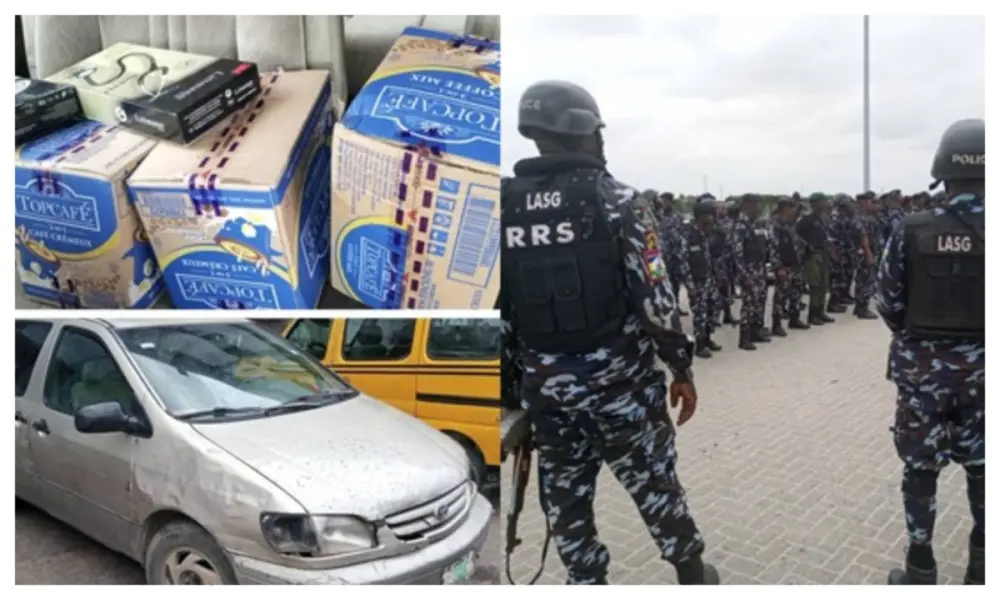 RRS arrests man for stealing goods from moving truck in Lagos