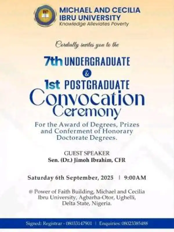 MCIU announces 7th Undergraduate & 1st Post-graduate convocation ceremony