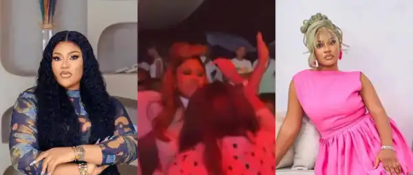 Nkechi Blessing Confronts Phyna At Pretty Mike’s All White Party, Fans React