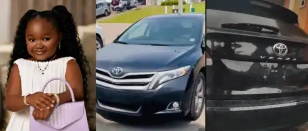 Actress Ebube Obio Acquires Brand New Toyota Venza For Birthday, Fans React
