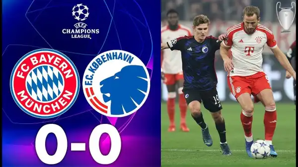 Bayern Munich vs Copenhagen 0 - 0 (Champions League Goals & Highlights)