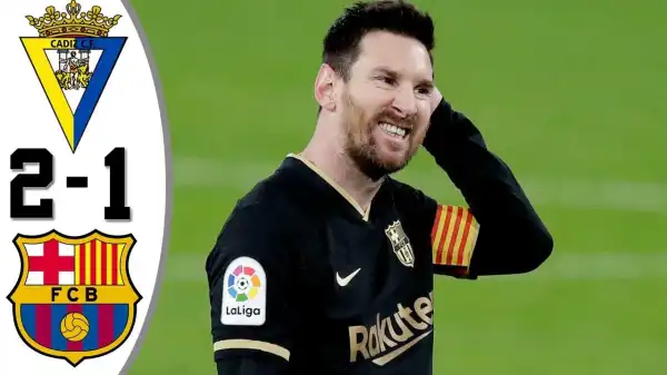 Cadiz vs Barcelona 2 - 1 (LA Liga Goals & Highlights)