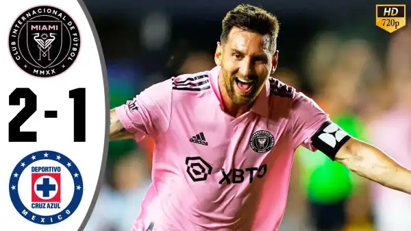 Inter Miami vs Cruz Azul 2 - 1 (MLS Goals & Highlights)