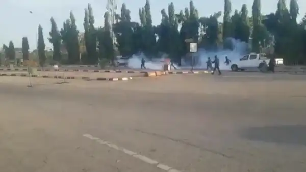 Five #EndSARS protesters allegedly attacked and arrested by the police in Abuja (photos/video)