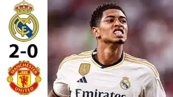 Real Madrid vs Manchester United 2 - 0 (Pre-season Goals & Highlights)