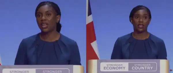 “Don’t Tell Me My Kids Aren’t English. I’m Black. I’m British!” – Kemi Badenoch Hits Back At Rival Party