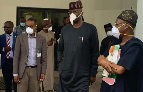 Coronavirus: Ministers visit Abba Kyari